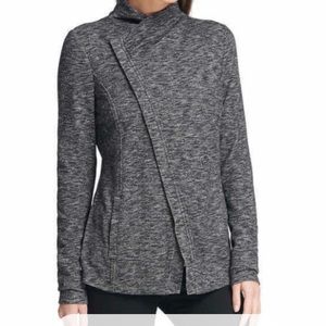 G.H. Bass Knit Zip Asymmetrical Cardigan Sz XXL NWT